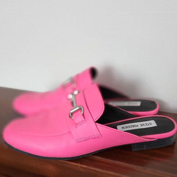 Steve Madden Shoes - Steve Madden Kandi Pink Mules Size 6